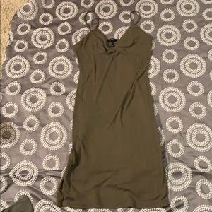 Forever 21 Army Green tank dress Lg so cute!!
